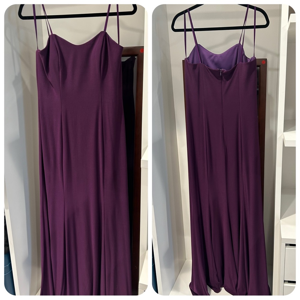 Formal purple dress